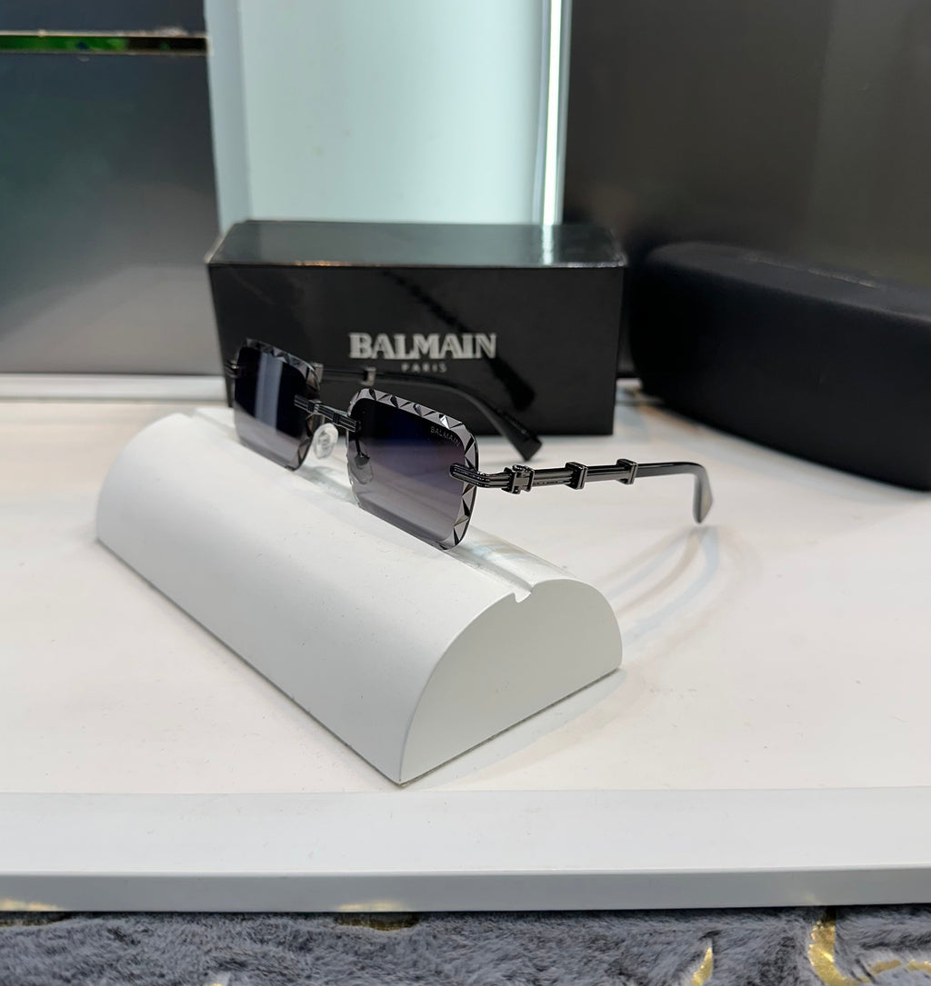 Balmain Paris Black Designer Karan Aujla Limited Edition Luxury Shade With Original Packing