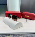 Cartier Brown Dual Metal Karan Aujla Limited Edition Luxury Shade With Original Packing