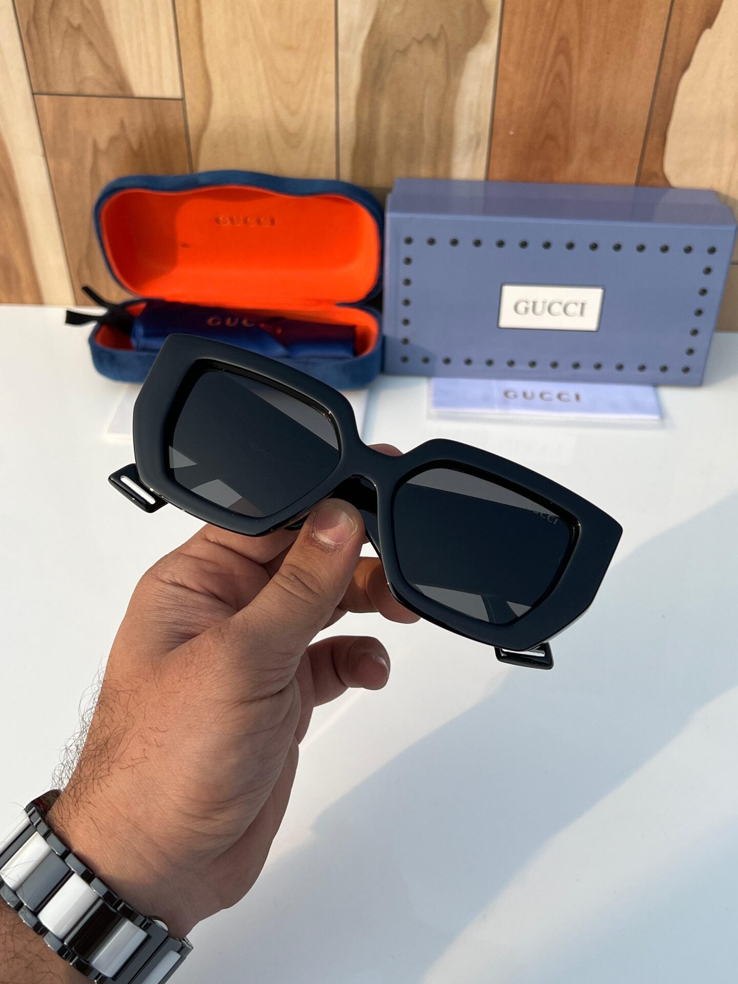 Bold Square Frame Sunglasses