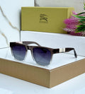 Gradient Sunglasses with Check Pattern