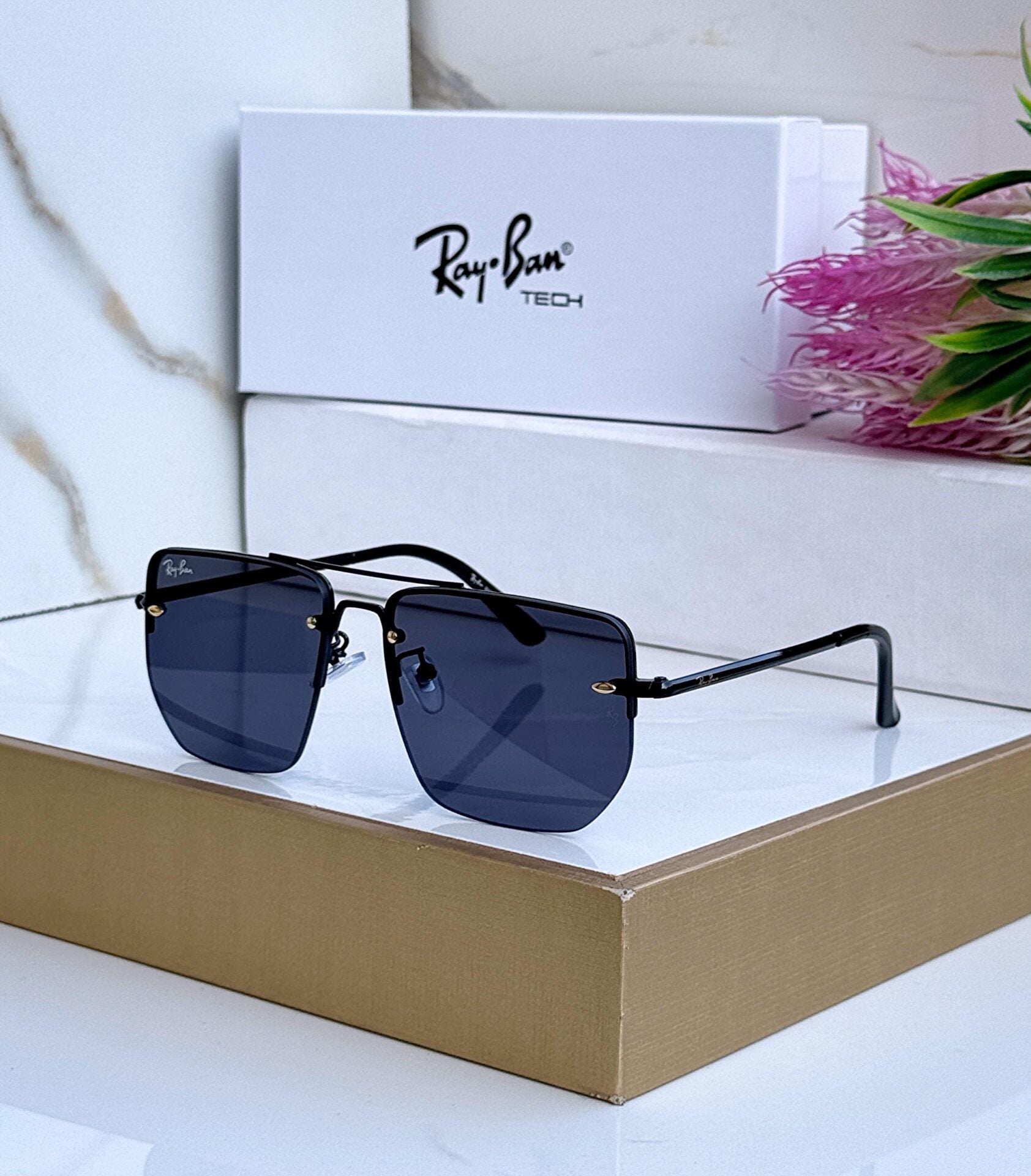 UV Protected Square Sunglasses For Men