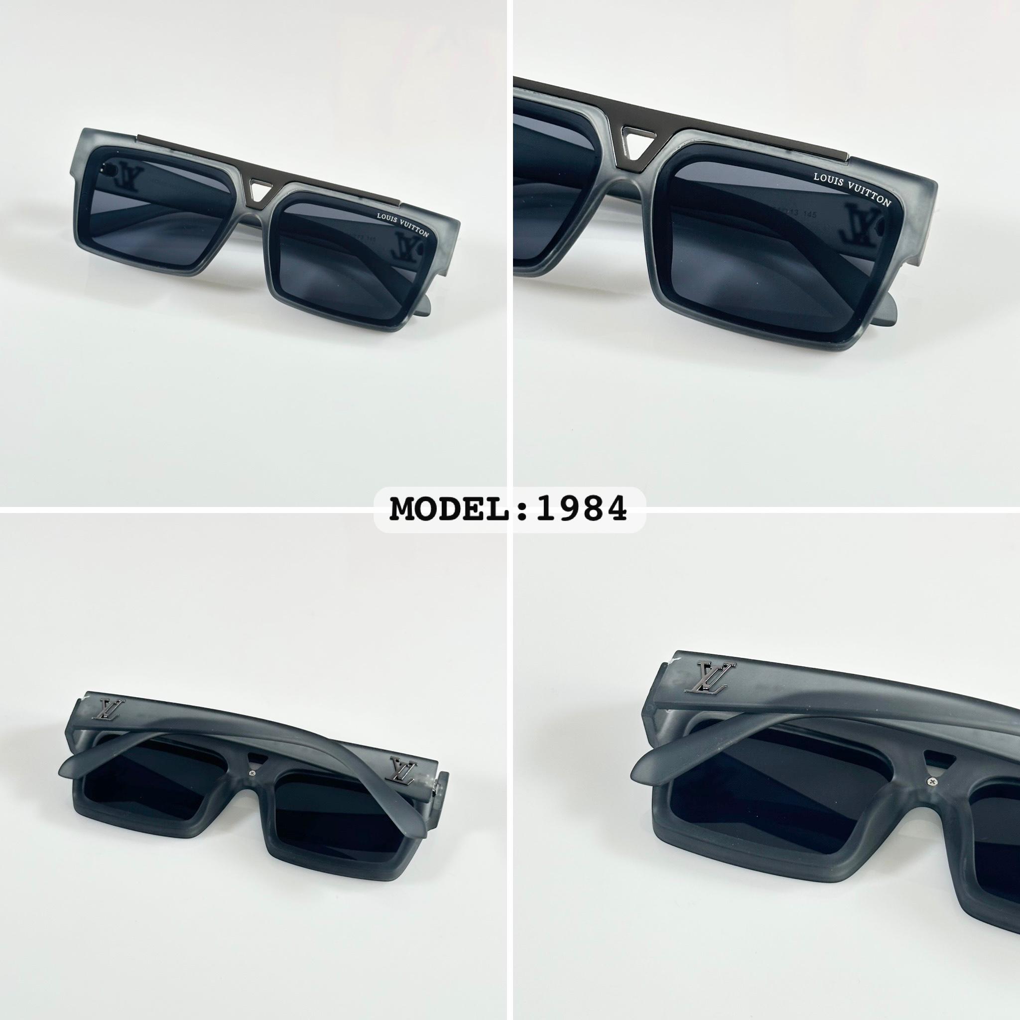 Black Square Frame Sunglasses for Unisex
