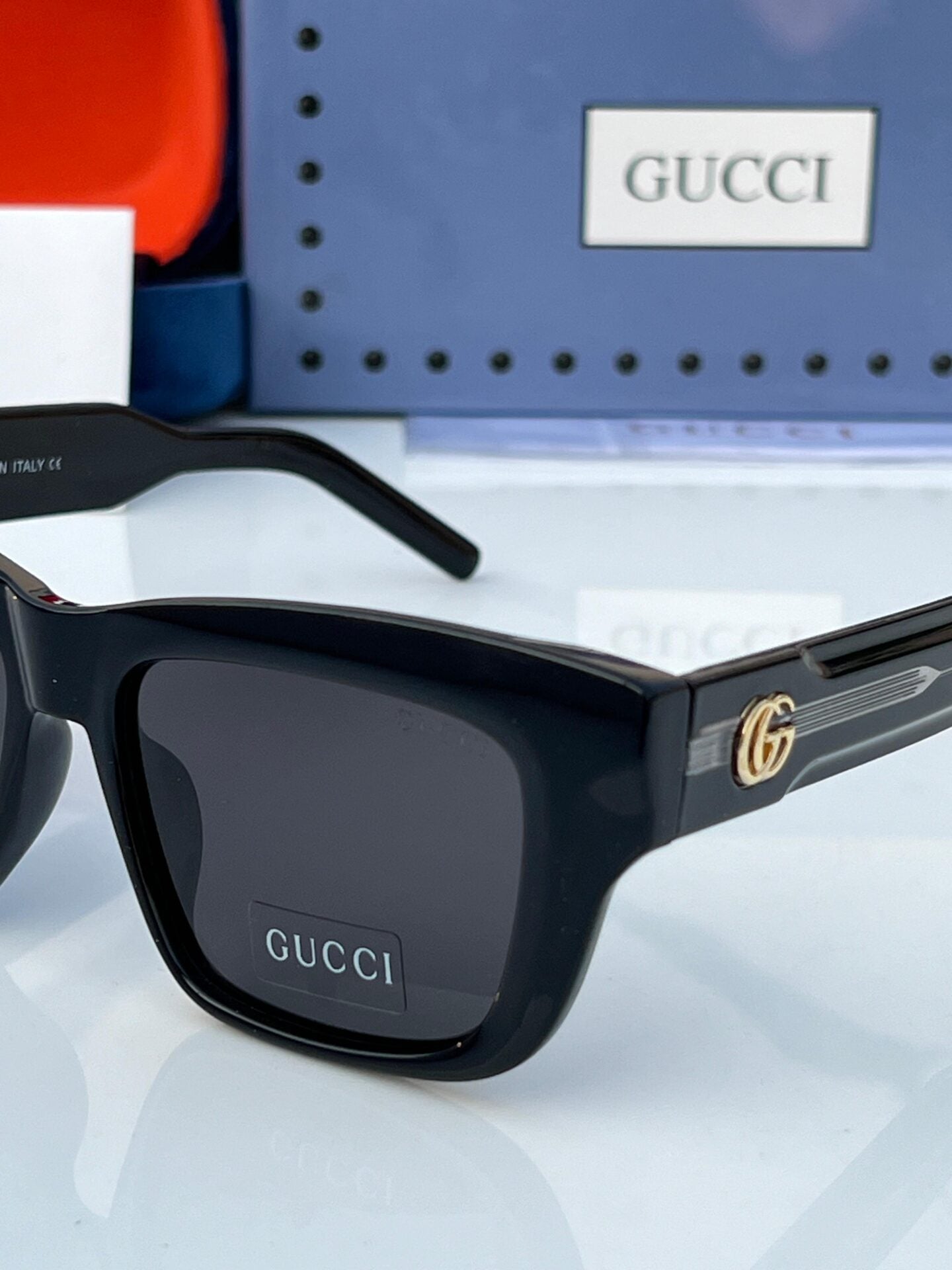 Black Square Sunglasses for Women