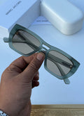 Unique Green Frame Sunglasses