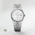 ro-lex Land Dweller Oyster 40mm Silver Japan Watch