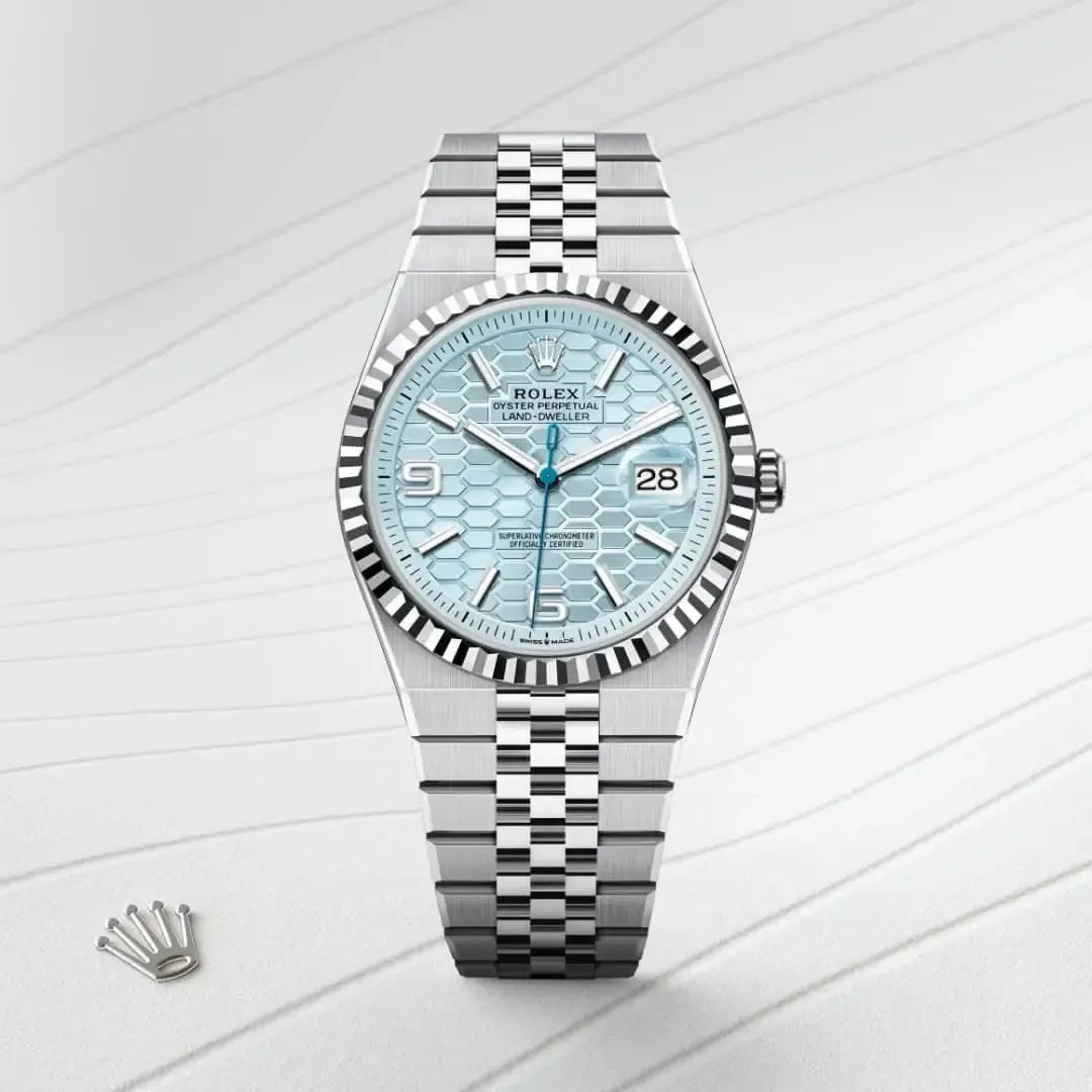 RoleX Land Dweller Oyster 40mm Silver Japan Watch