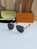 Louis Vuitton Gold Black Luxury Shade With Original Packing
